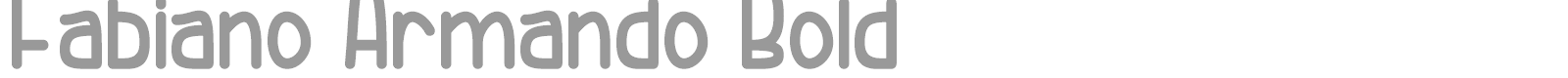 Fabiano Armando font preview